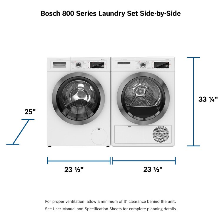 Bosch 800 Series 2.2 cu. ft. Energy Star High Efficiency Smart